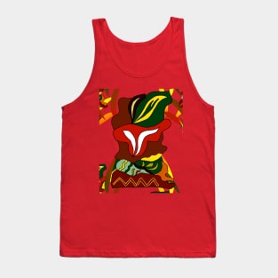 The Spring. Naive Abstract Artwork Tank Top